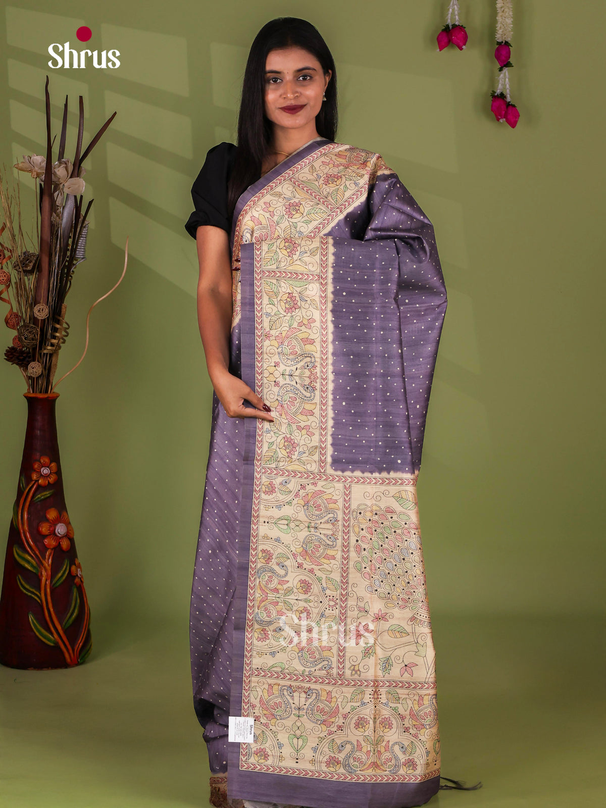 Printed Madhubani Saree - EI16800