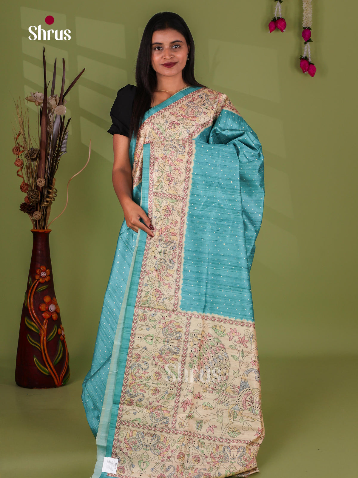 Printed Madhubani Saree - EI16802