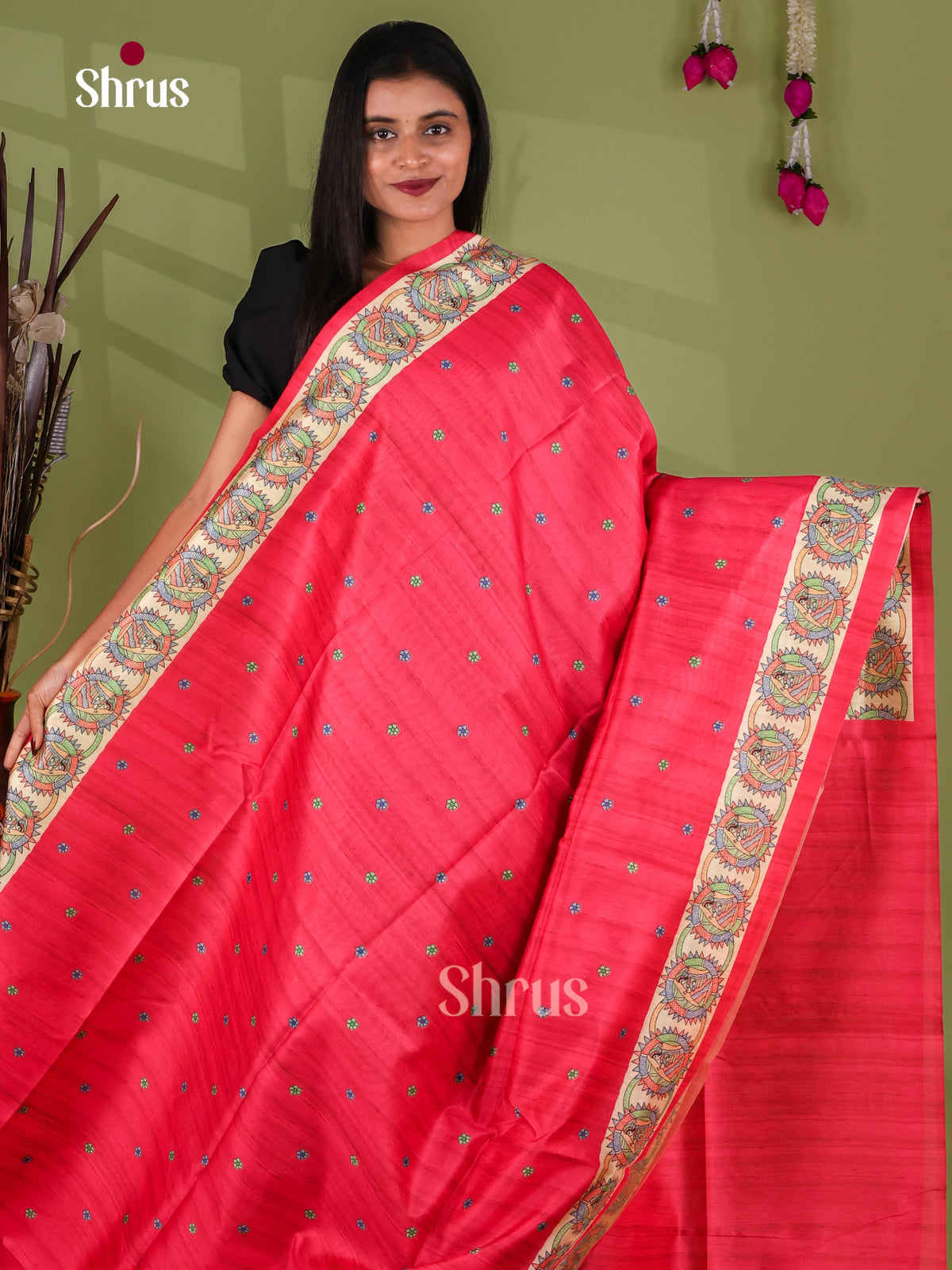 Printed Madhubani Saree - EI16804
