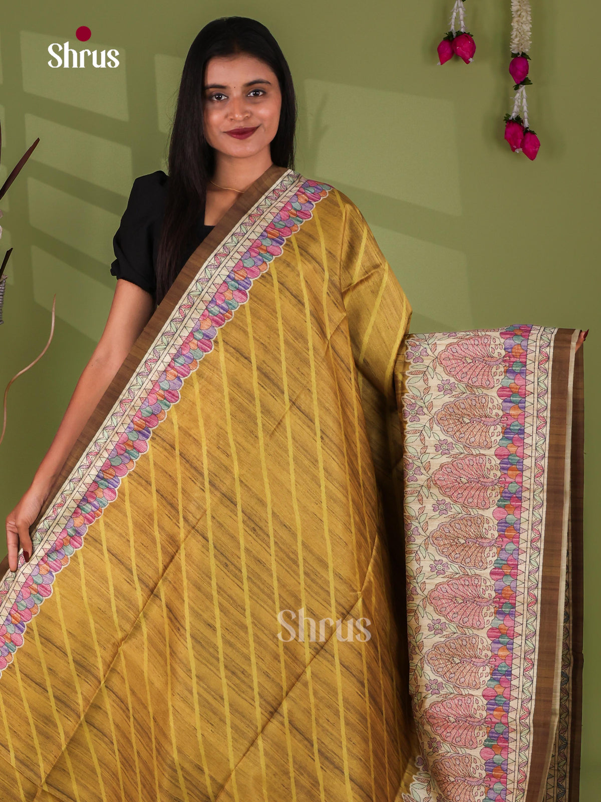 Printed Madhubani Saree - EI16814