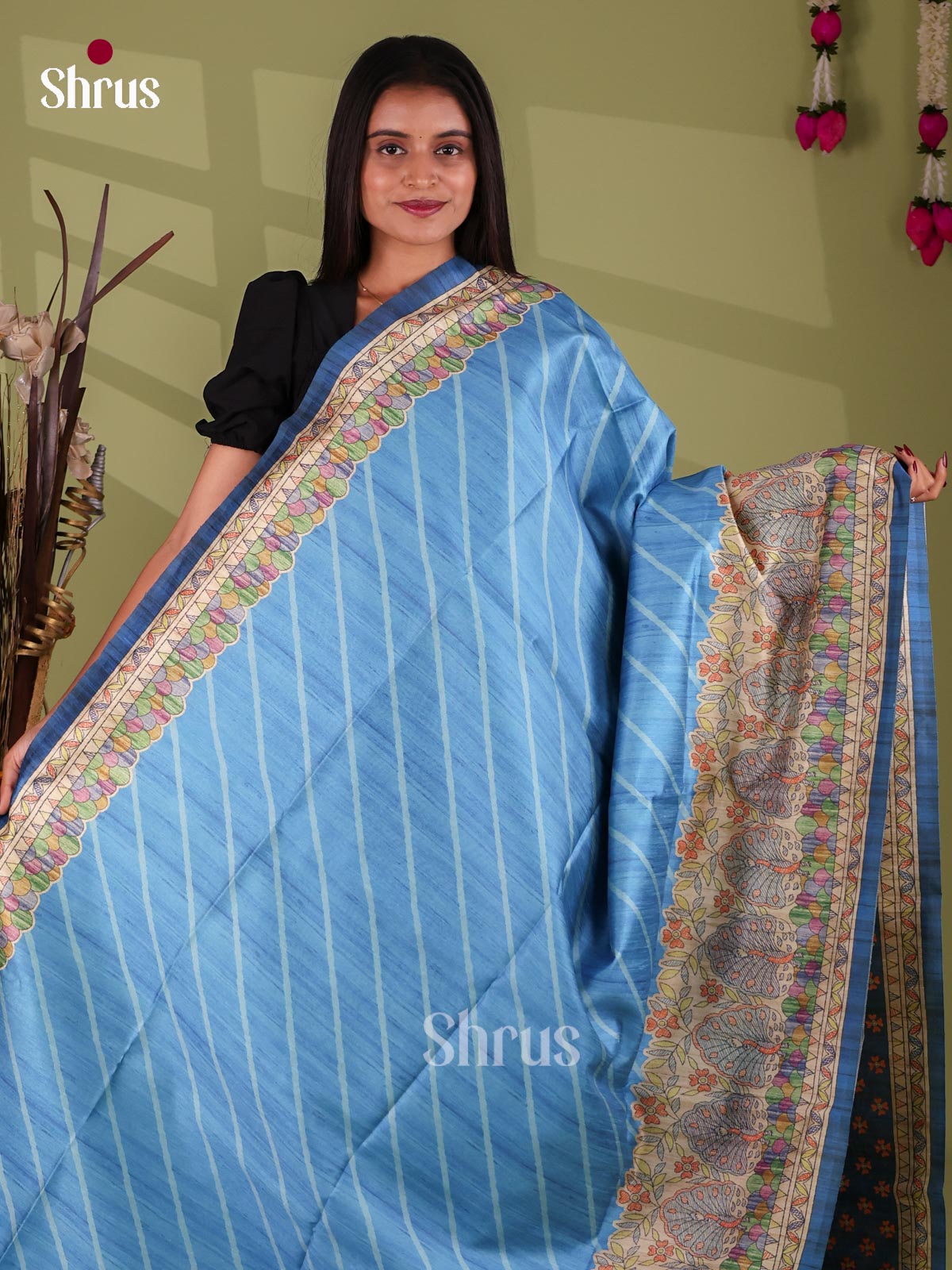 Printed Madhubani Saree - EI16816