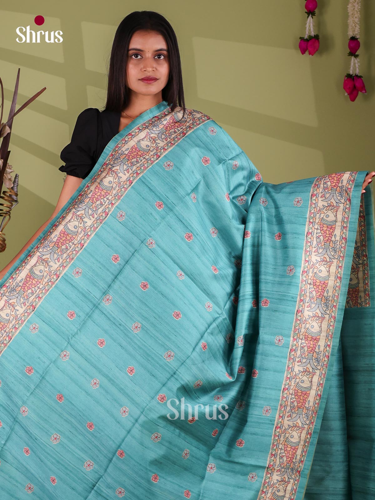 Printed Madhubani Saree - EI16828