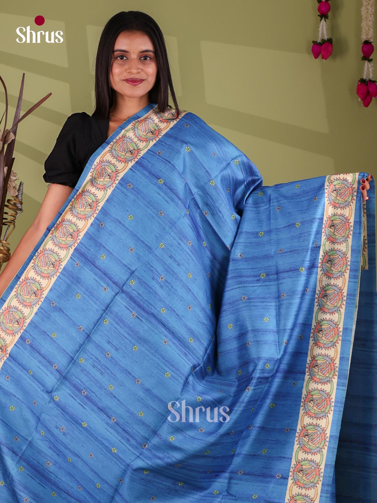 Printed Madhubani Saree - EI16829