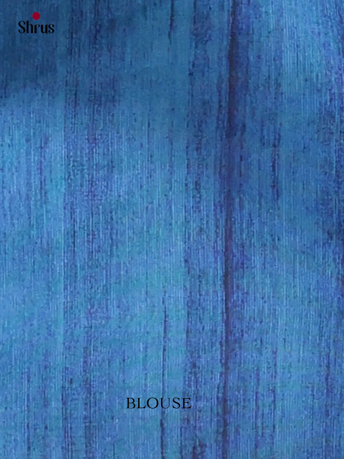 Blue & Cream - Printed Madhubani Saree - Shop on Shrus.com