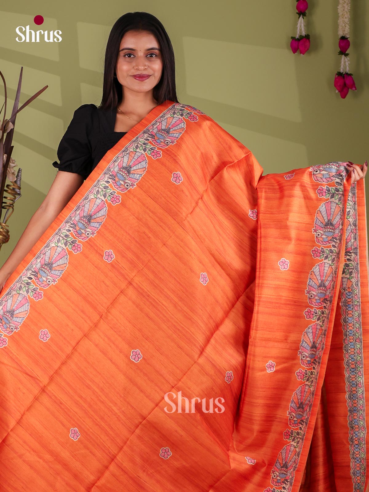Printed Madhubani Saree - EI16848