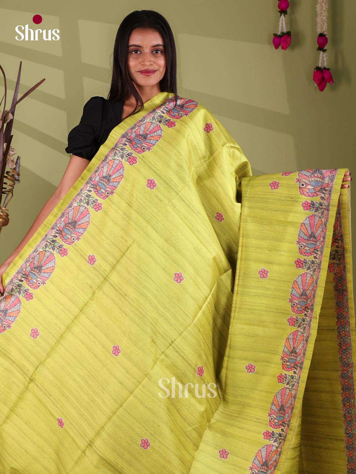 Printed Madhubani Saree - EI16851