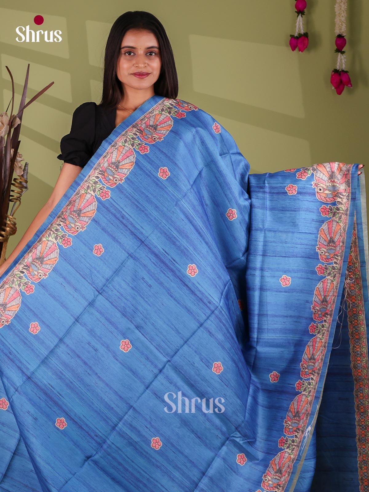 Printed Madhubani Saree - EI16853
