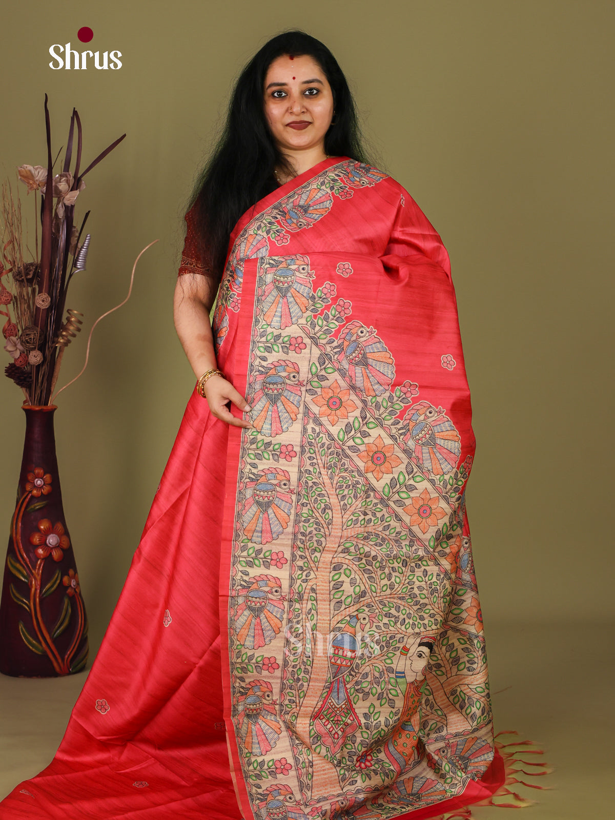 Printed Madhubani Saree - EI16854