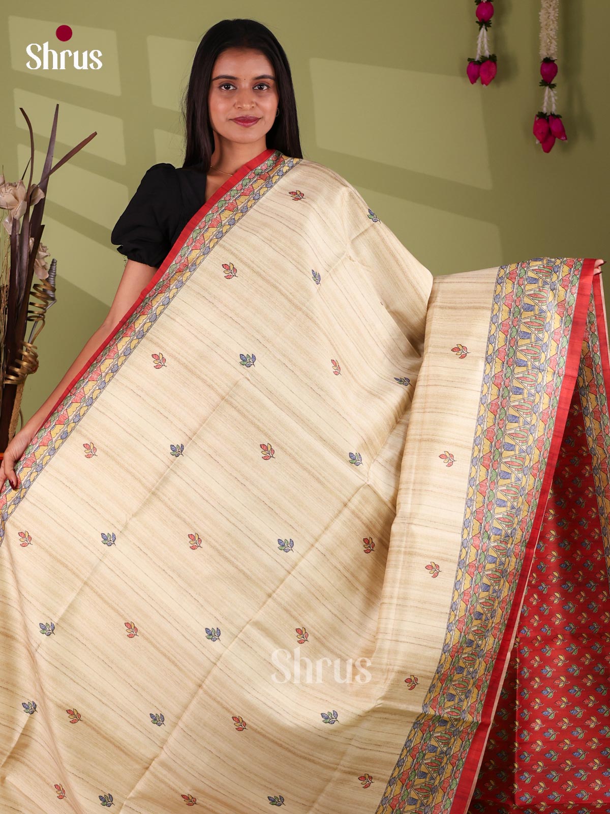 Printed Madhubani Saree - EI16855