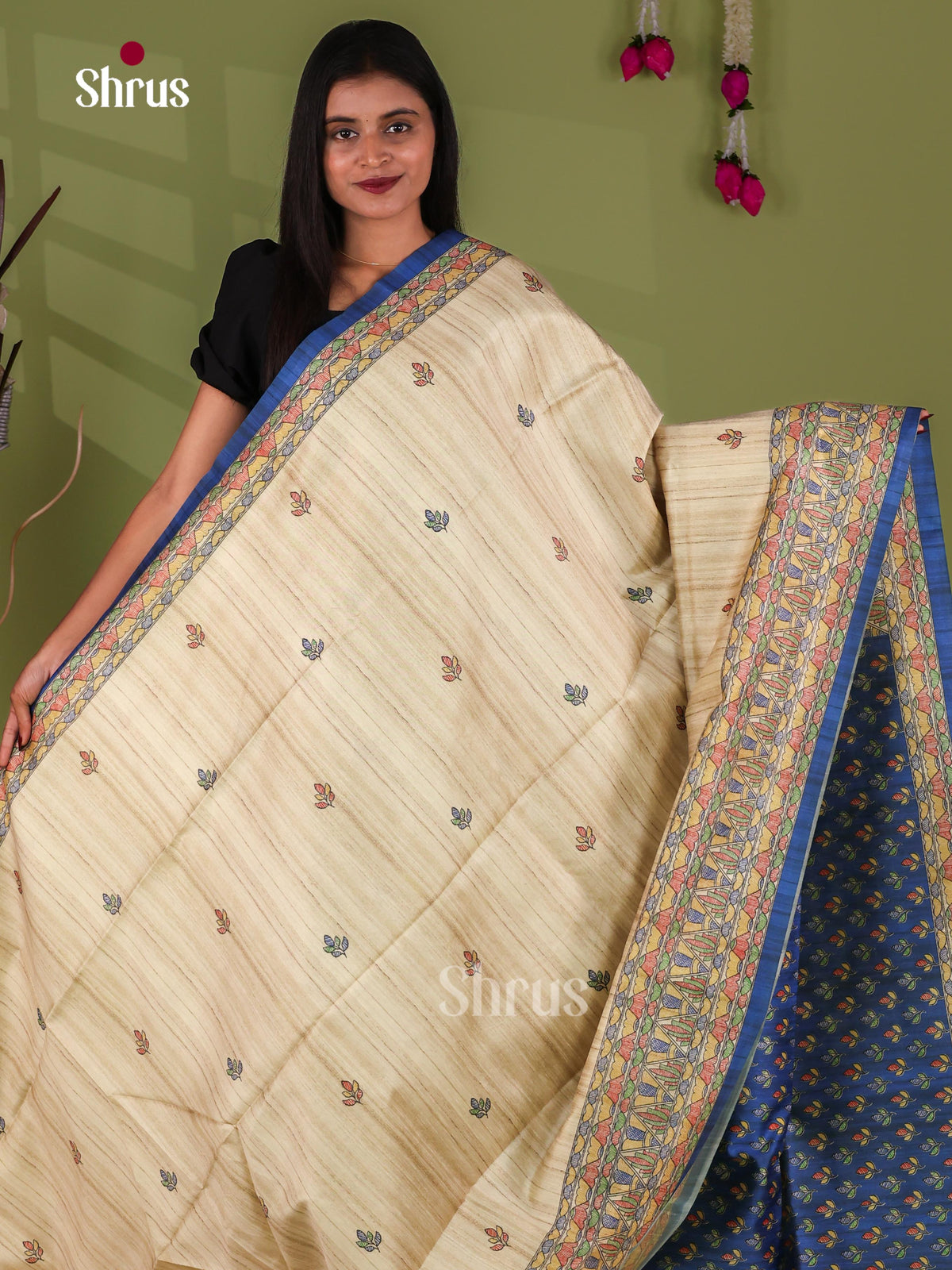 Printed Madhubani Saree - EI16863