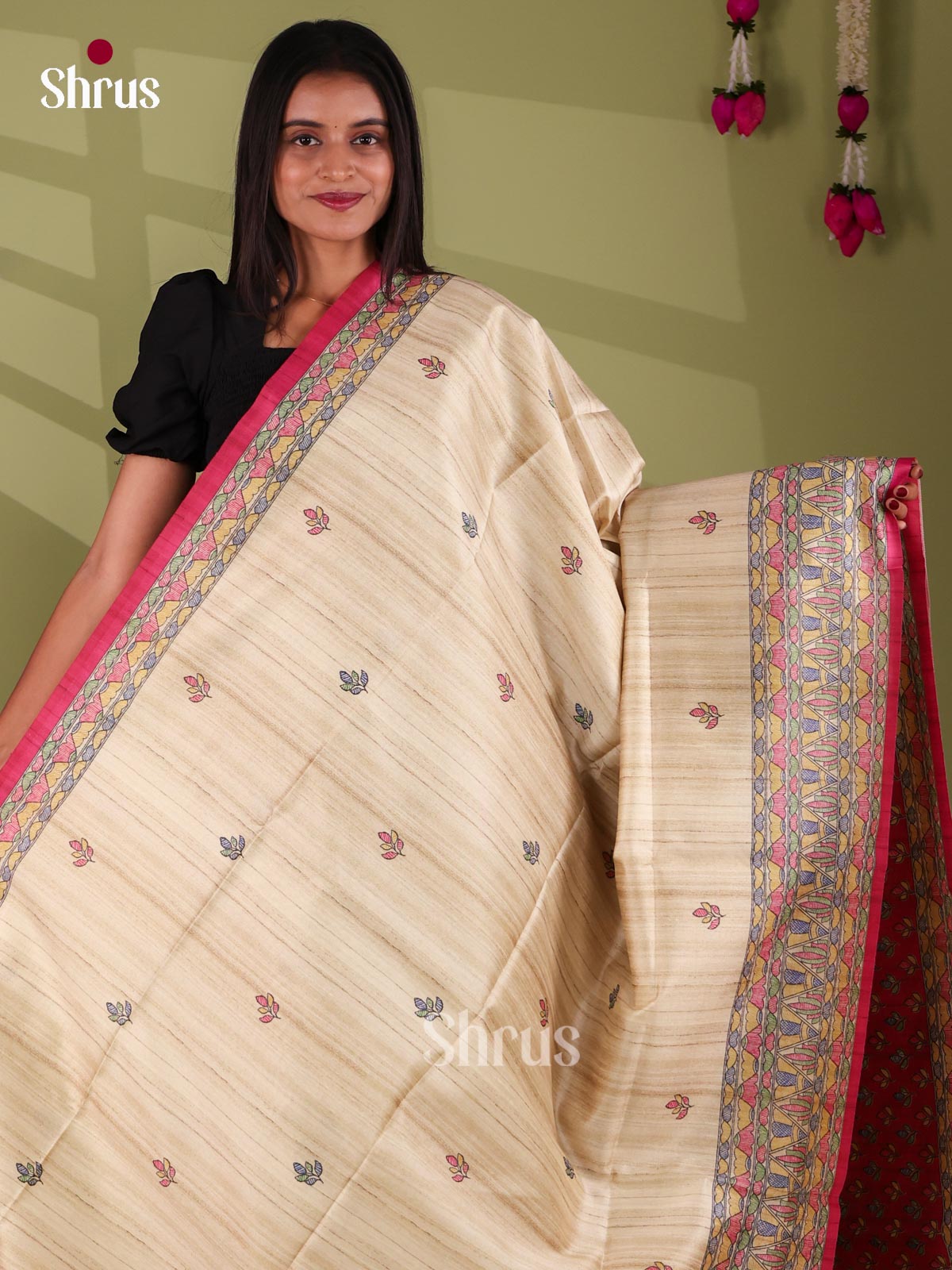 Printed Madhubani Saree - EI16865