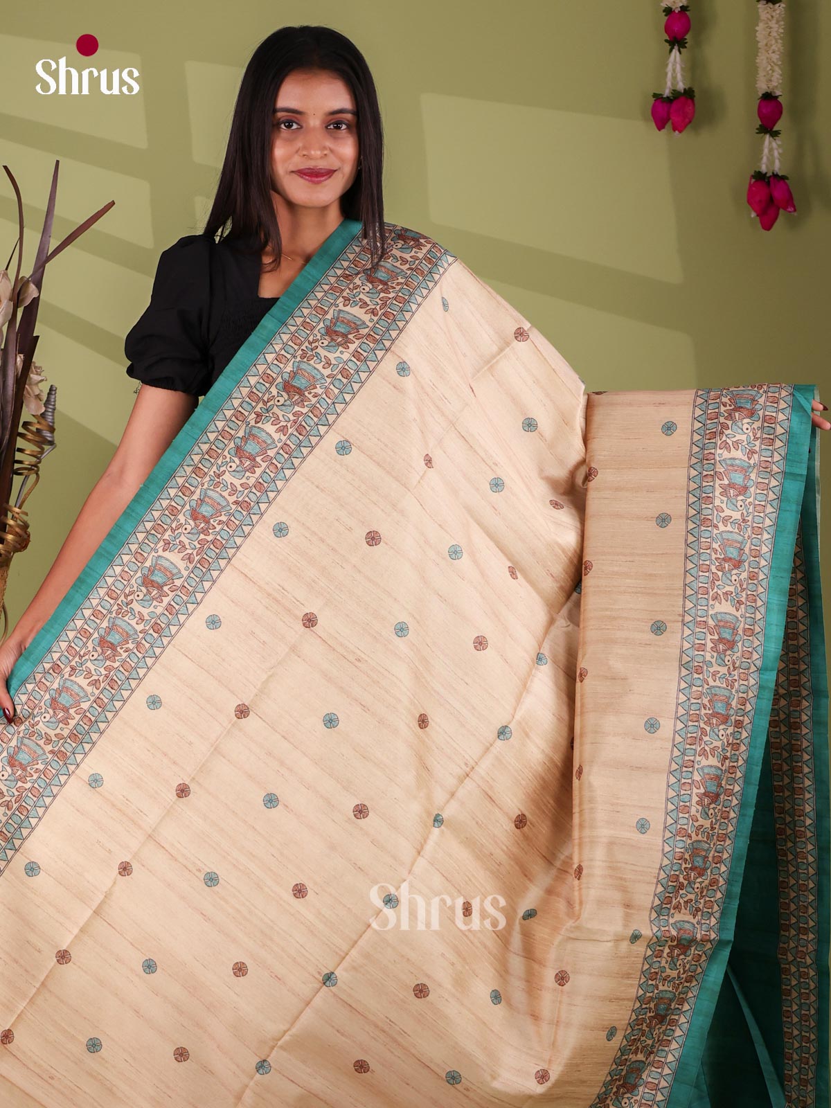 Printed Madhubani Saree - EI16869