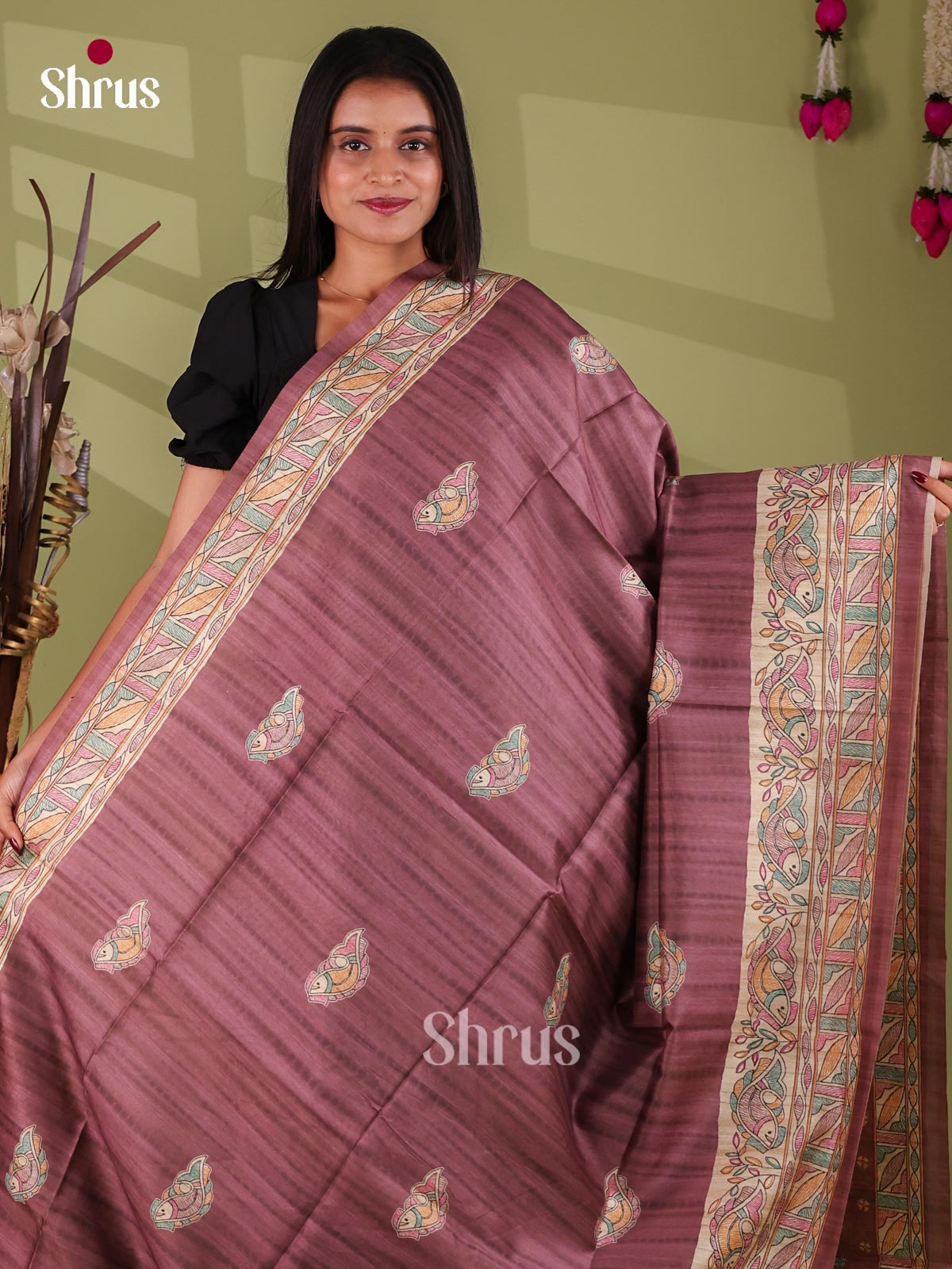 Printed Madhubani Saree - EI16871