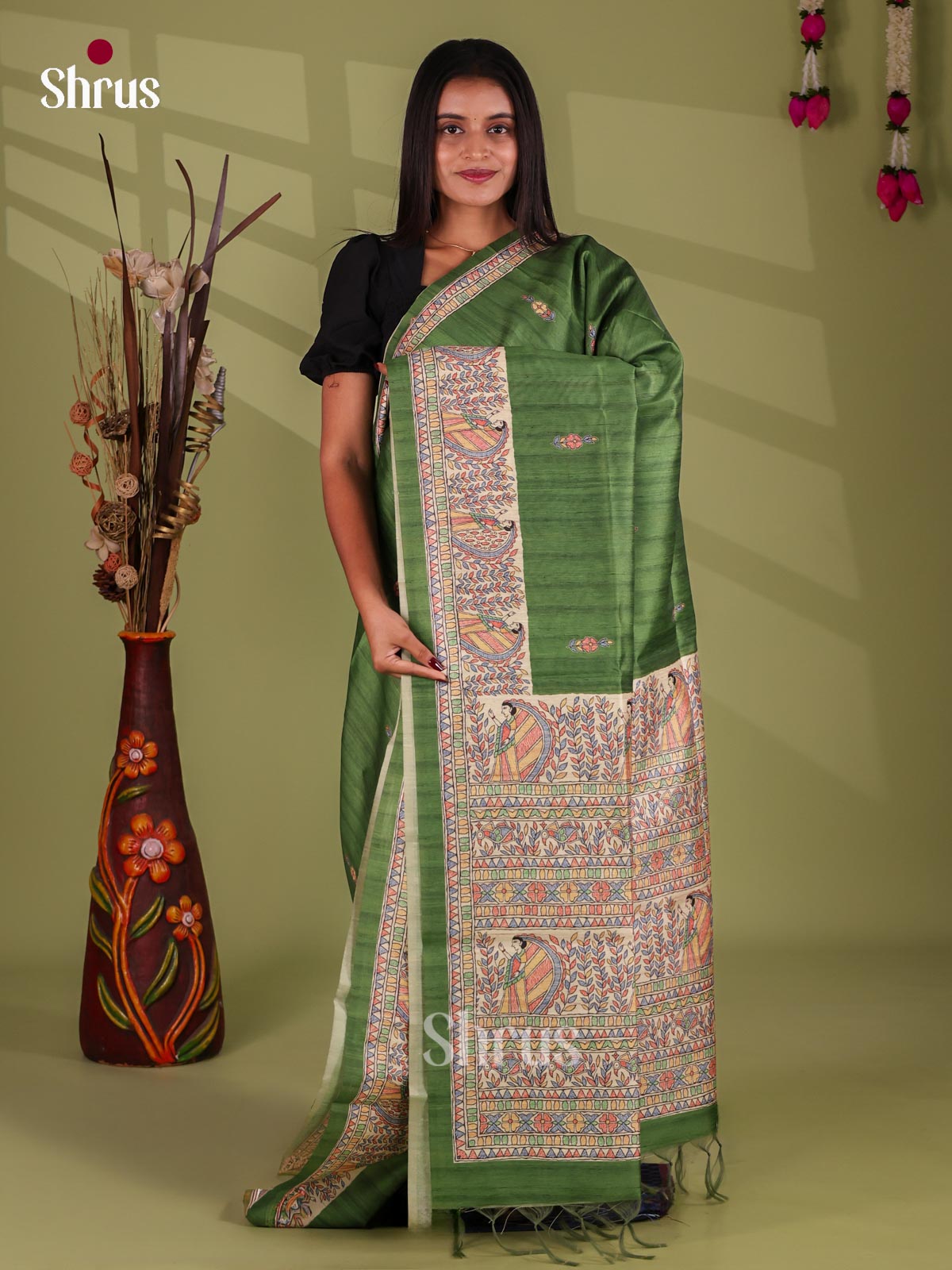 Printed Madhubani Saree - EI16884