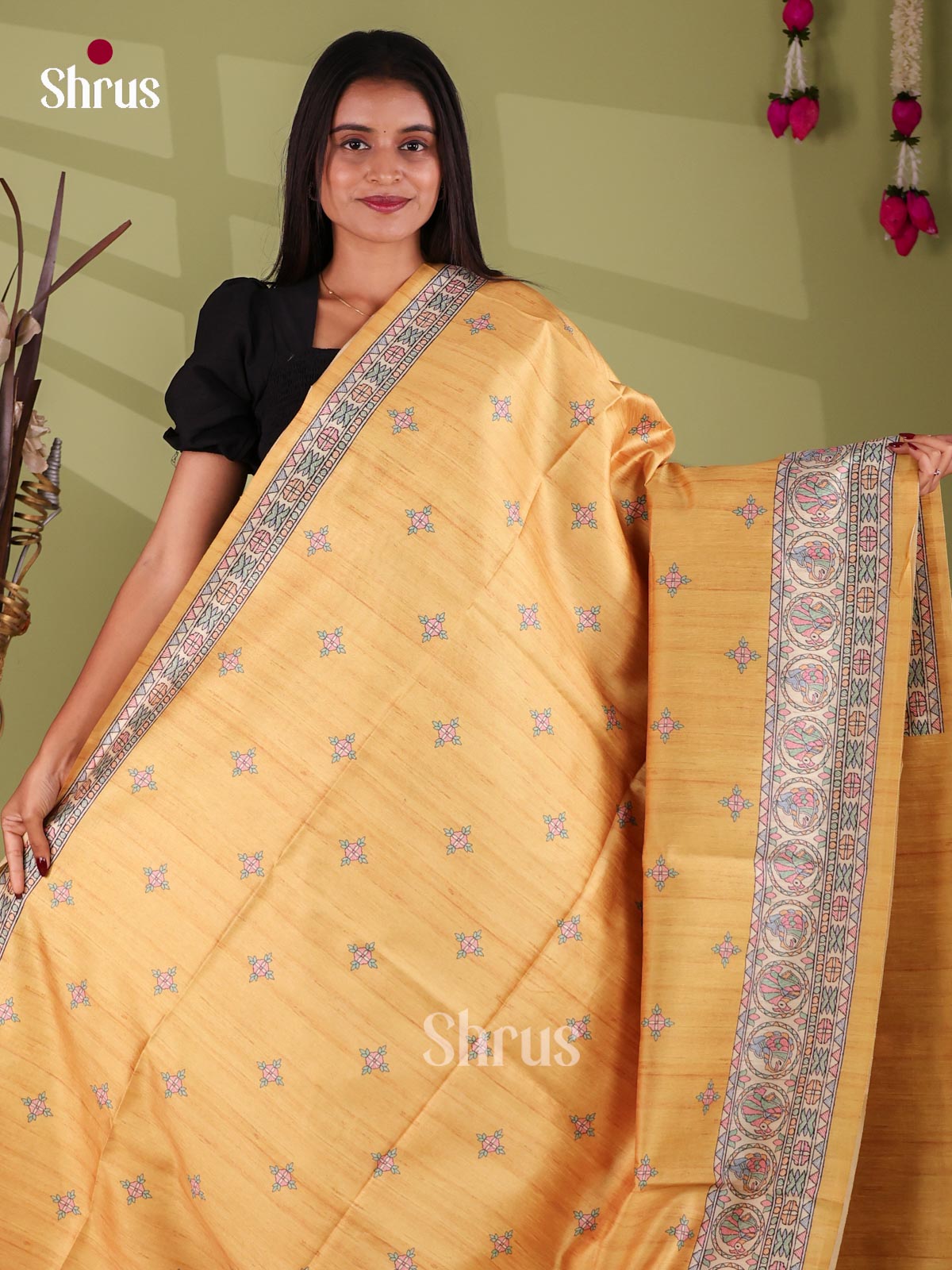 Printed Madhubani Saree - EI16887