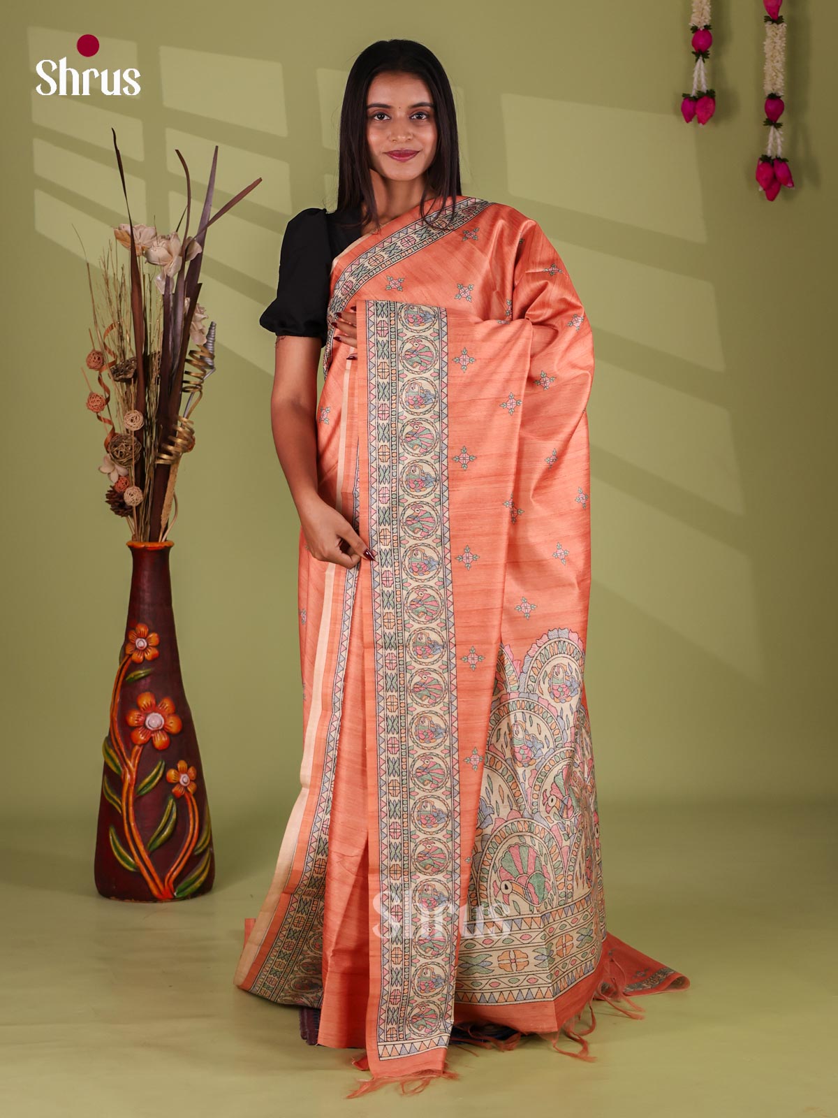 Printed Madhubani Saree - EI16890