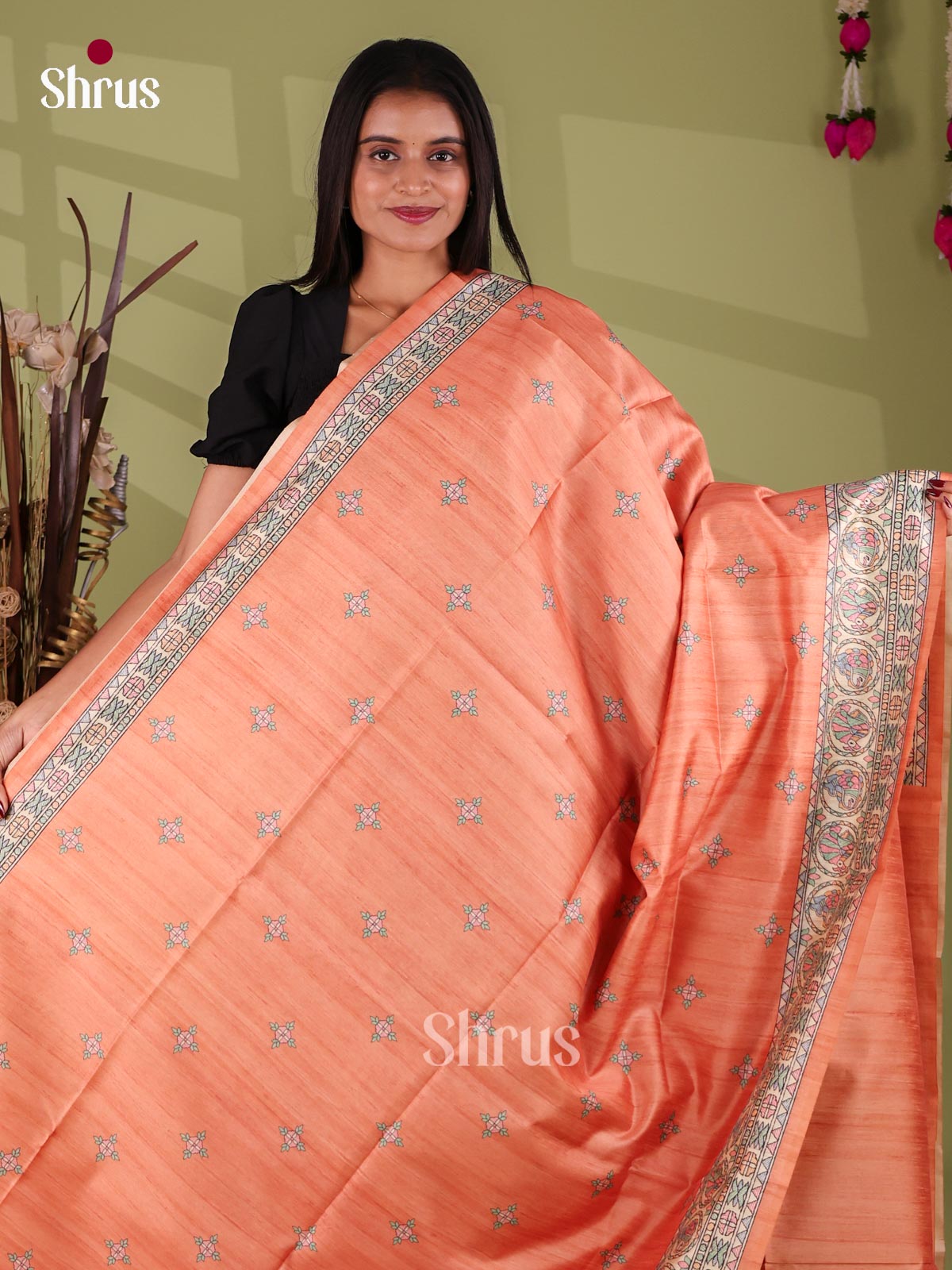 Printed Madhubani Saree - EI16890