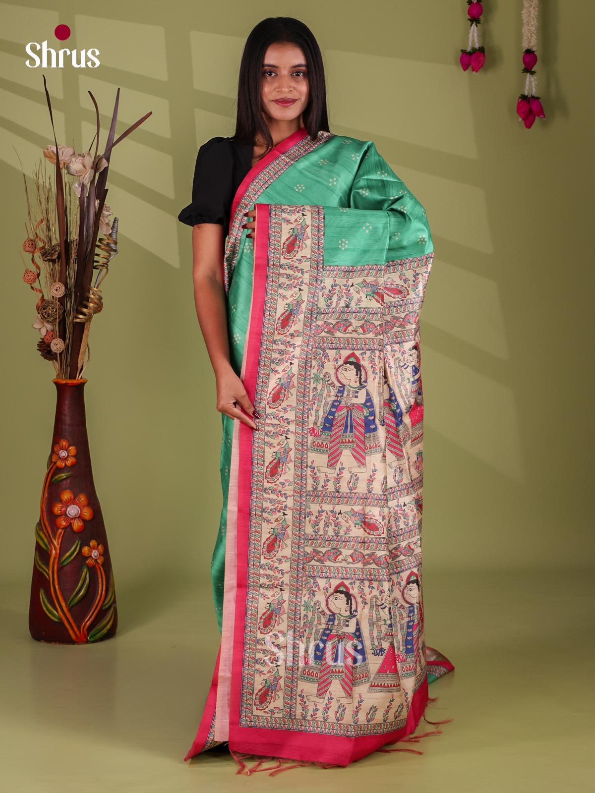 Printed Madhubani Saree - EI16893