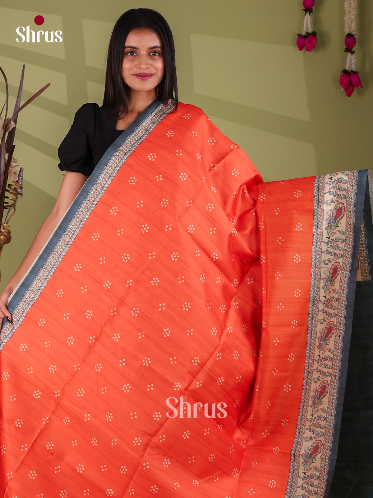 Printed Madhubani Saree - EI16900