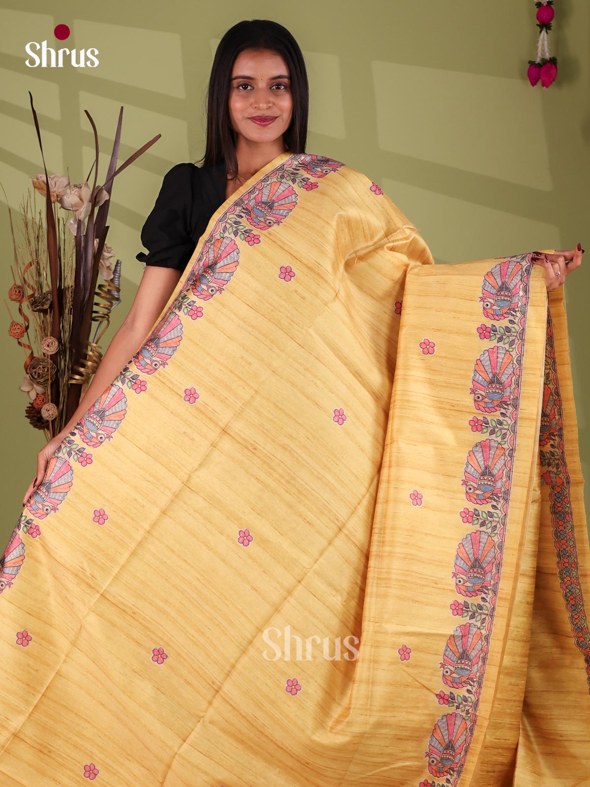 Printed Madhubani Saree - EI16903