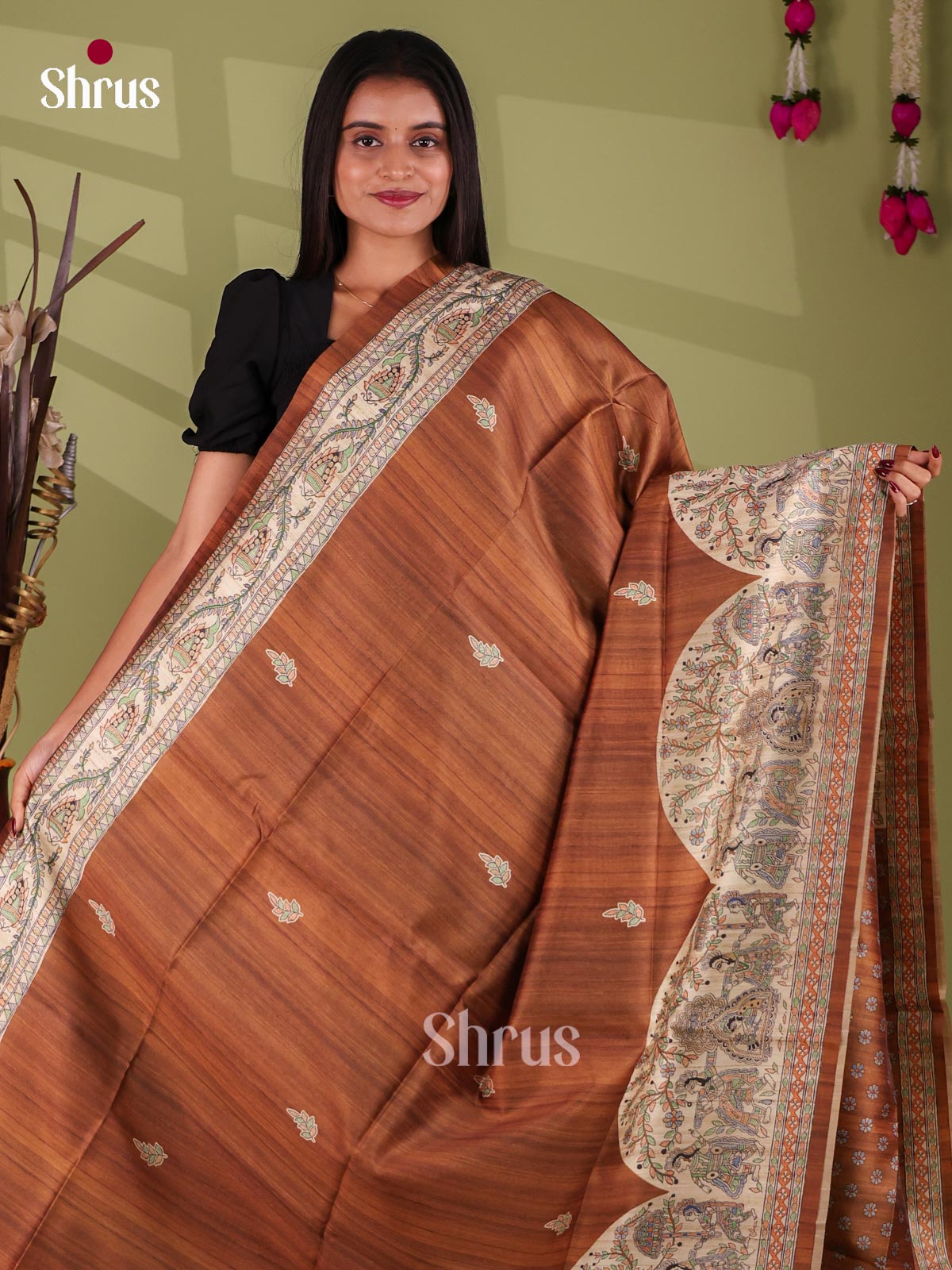 Printed Madhubani Saree - EI16906