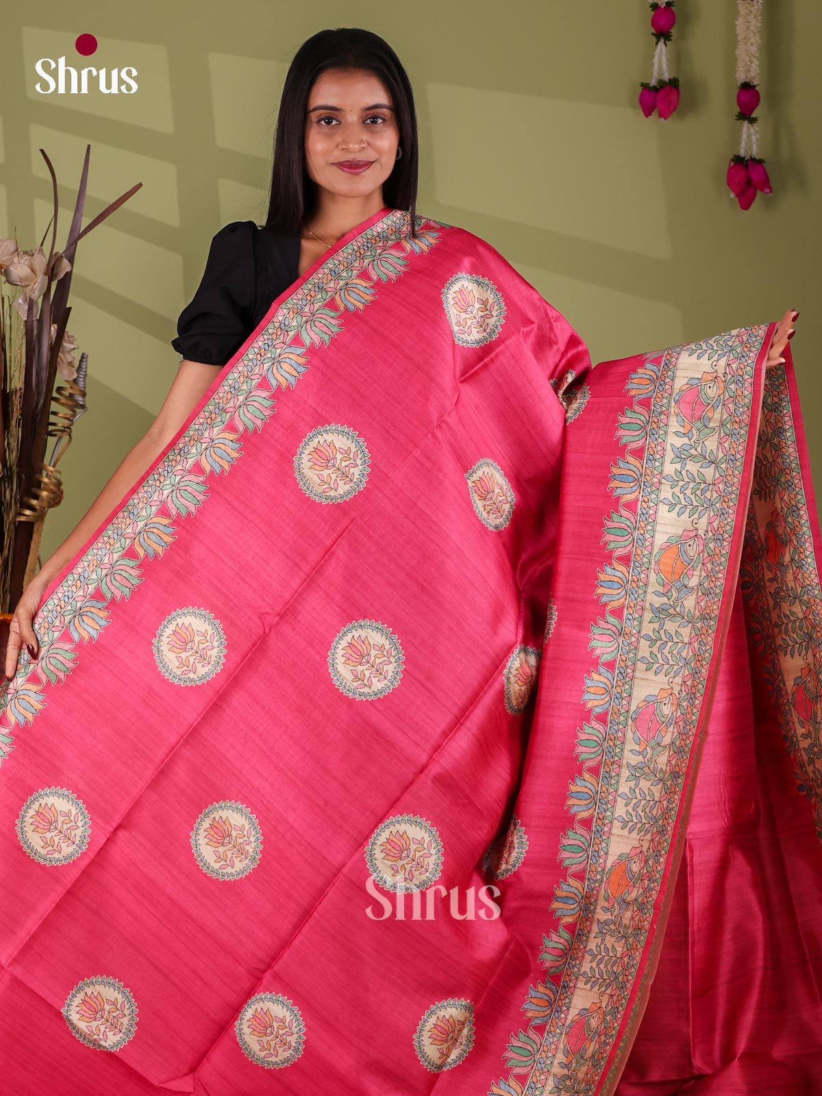 Printed Madhubani Saree - EI16908