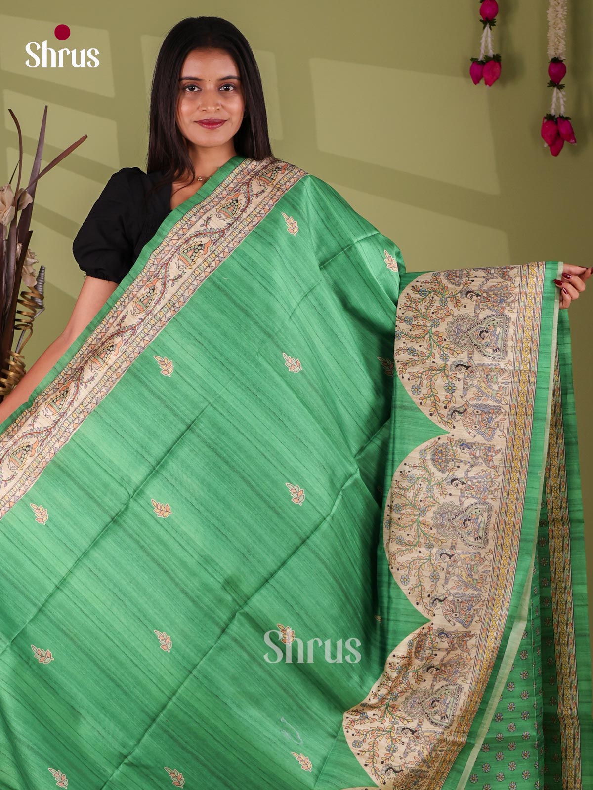 Printed Madhubani Saree - EI16909