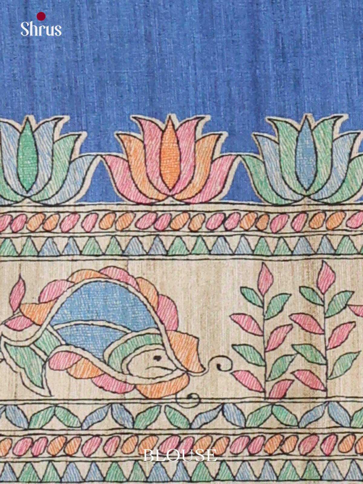 Printed Madhubani Saree - EI16911