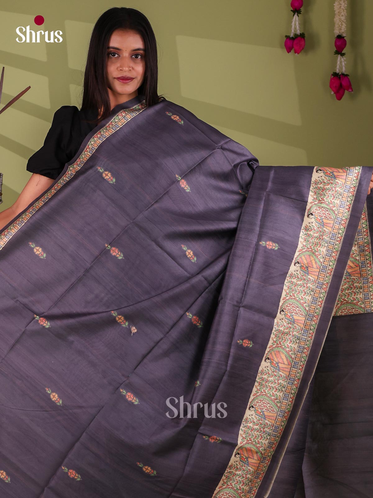 Printed Madhubani Saree - EI16915