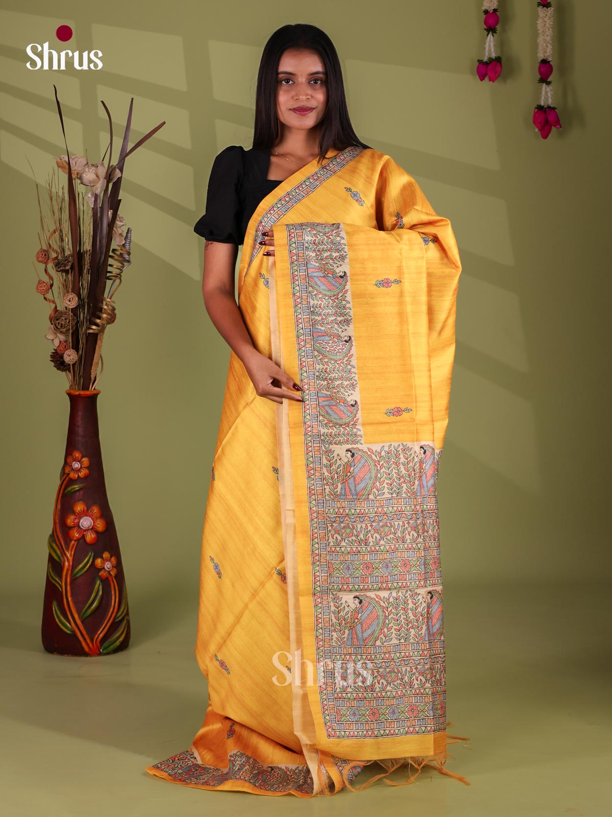 Printed Madhubani Saree - EI16916