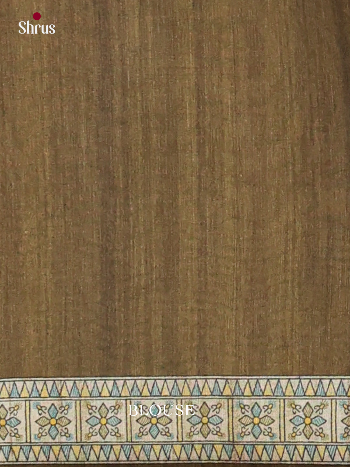 Mint Green & Cream - Printed Madhubani Saree - Shop on Shrus.com
