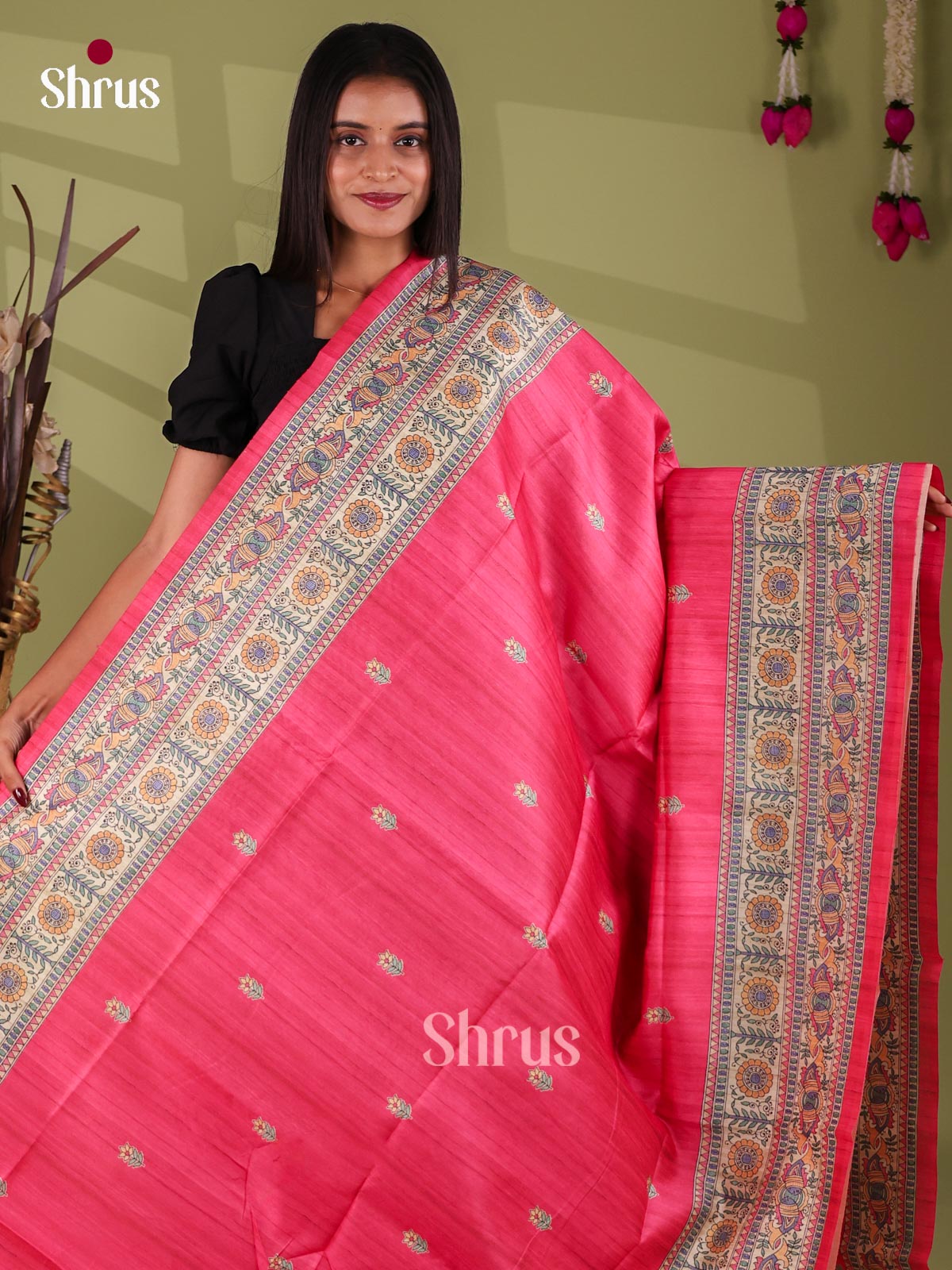 Printed Madhubani Saree - EI16921