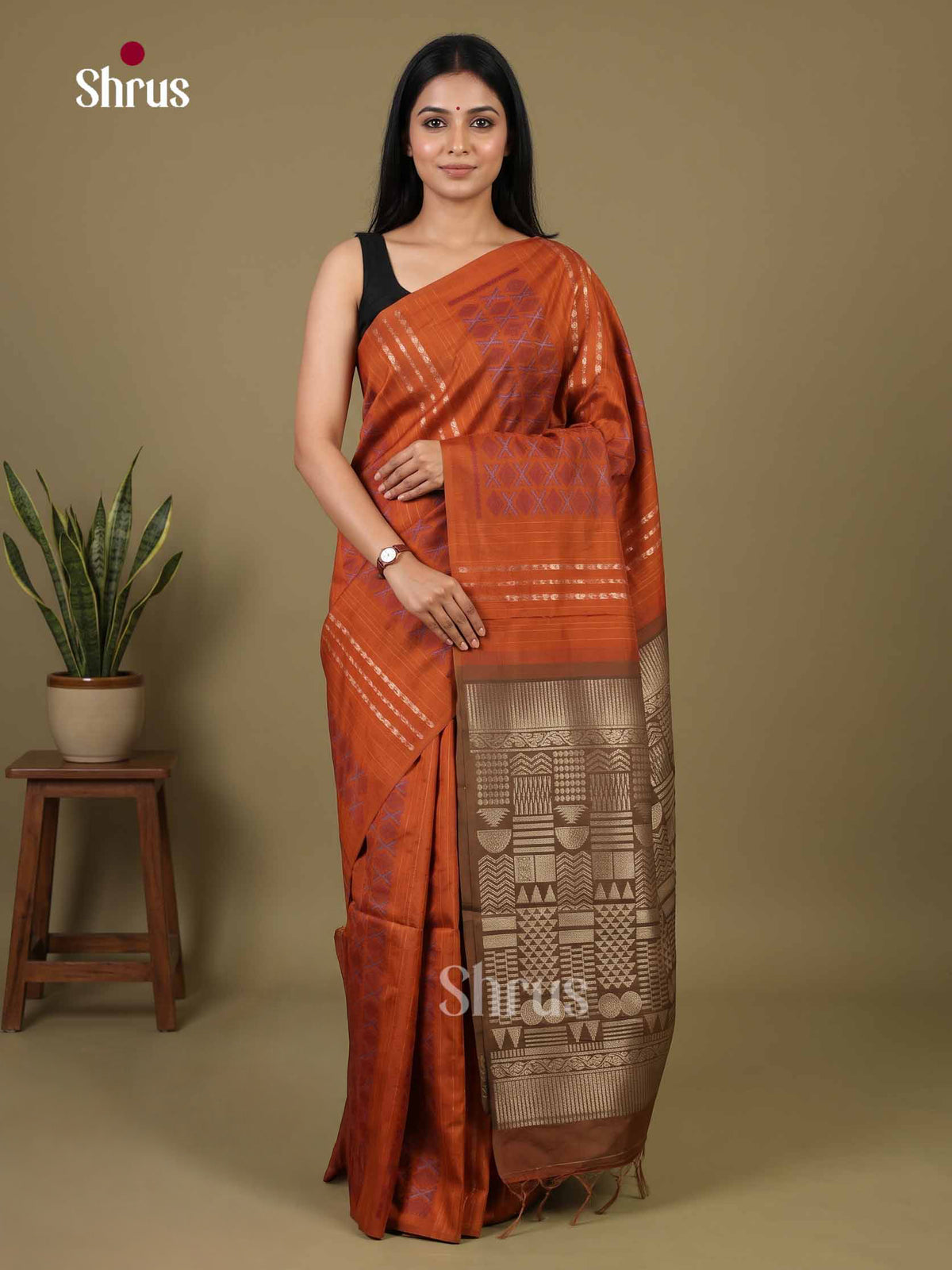 Champa semitussar Saree - EI16926