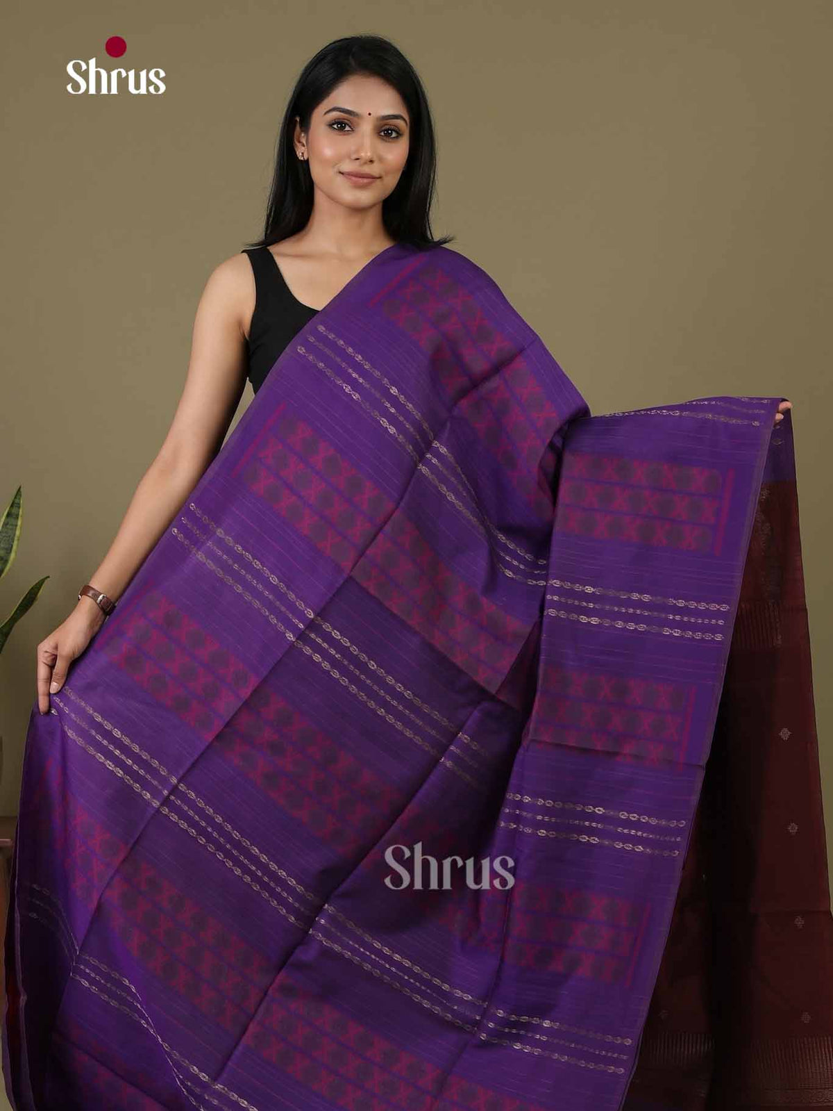 Champa semitussar Saree - EI16928