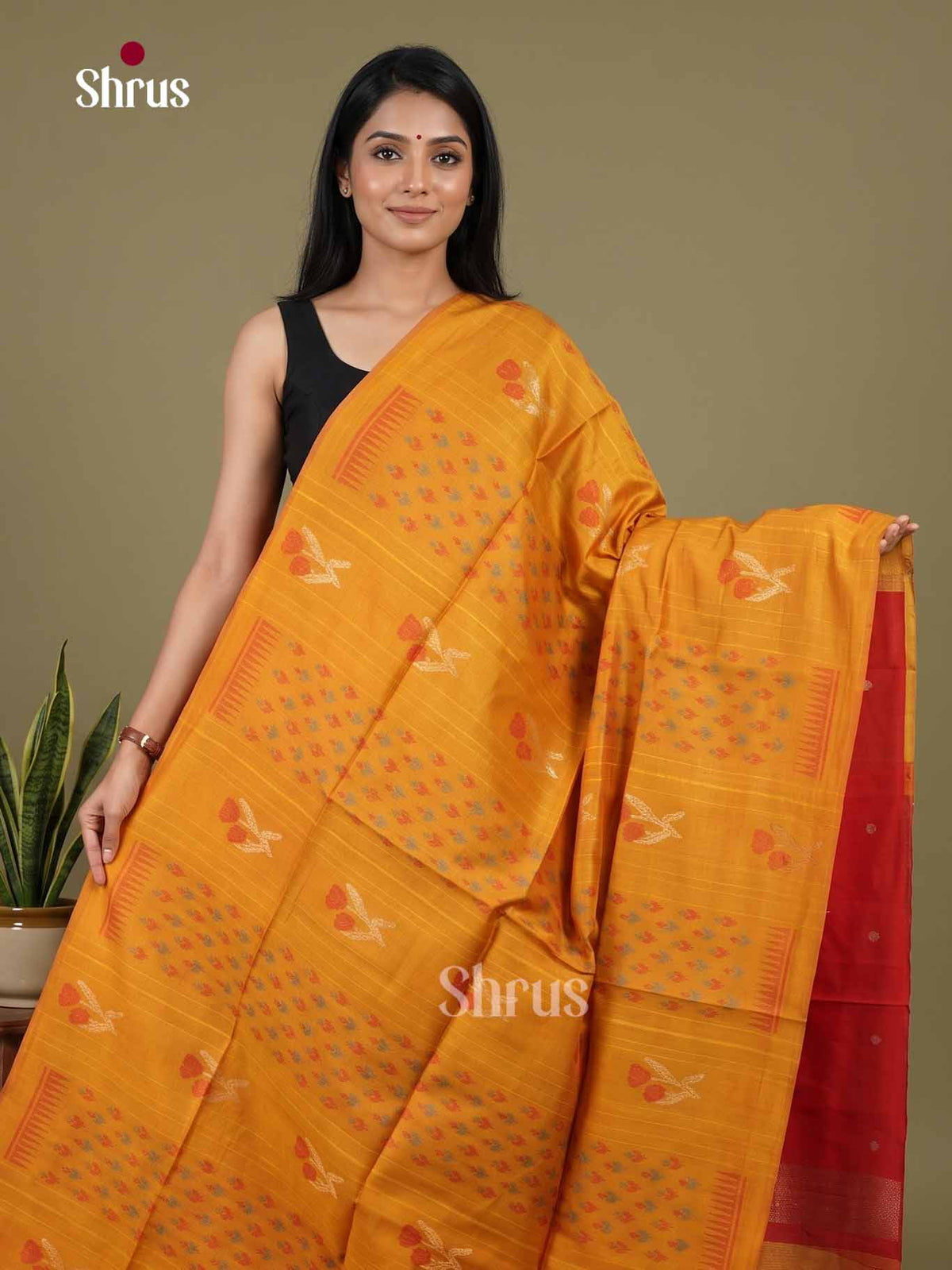 Champa semitussar Saree - EI16929