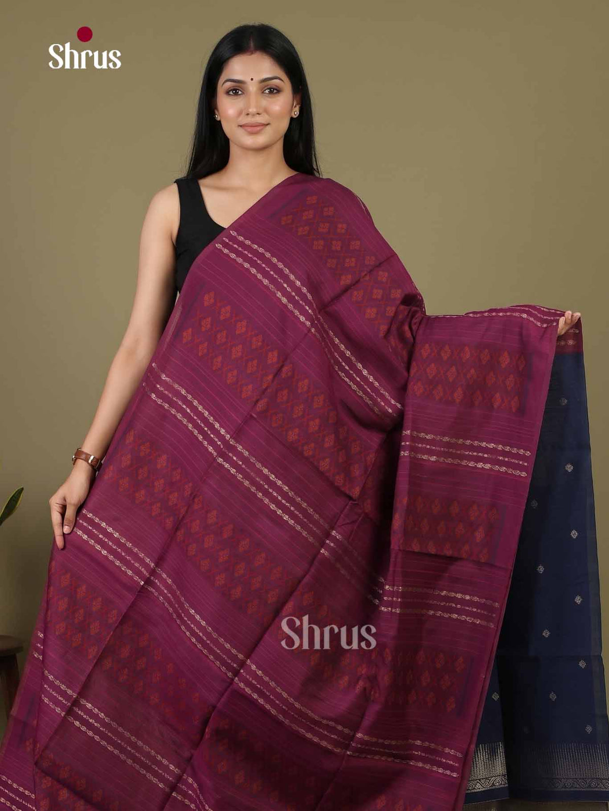 Champa semitussar Saree - EI16931