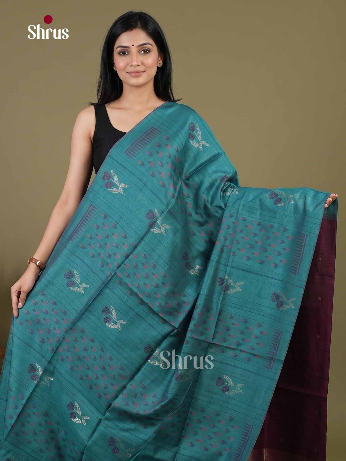 Champa semitussar Saree - EI16932