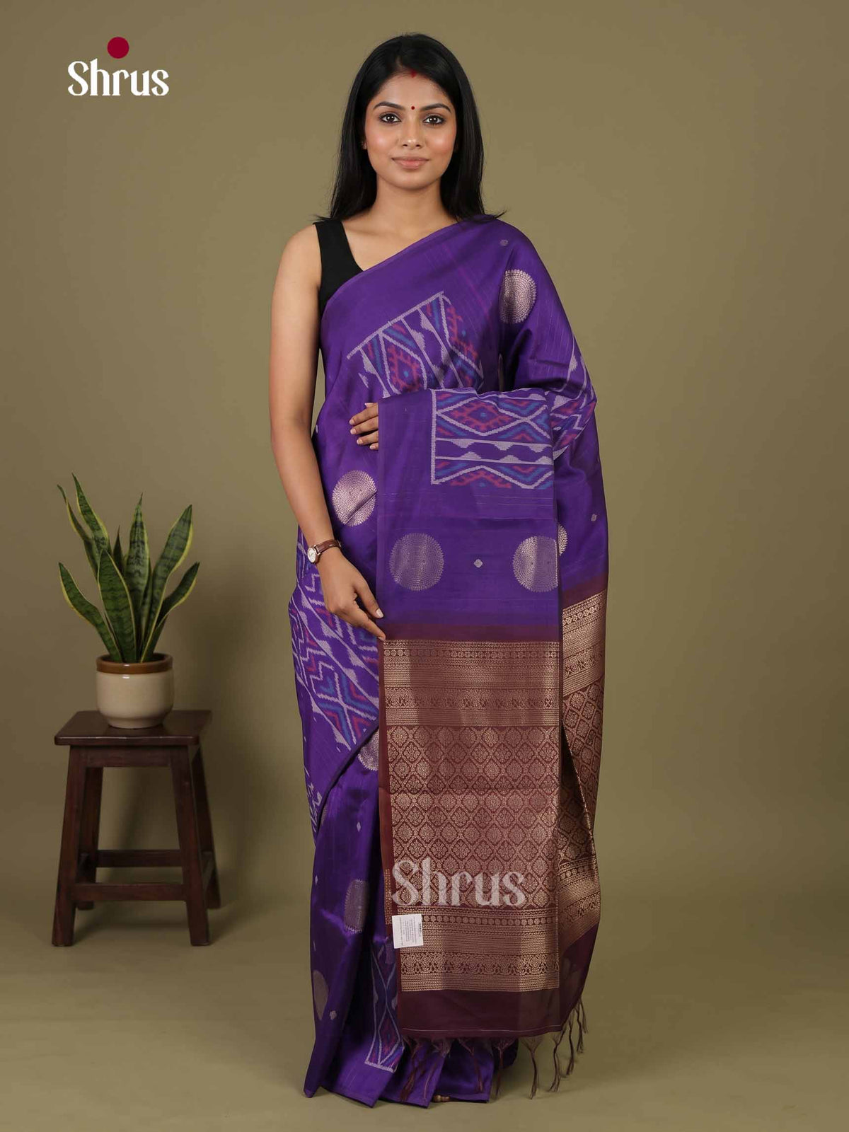 Champa semitussar Saree - EI16942