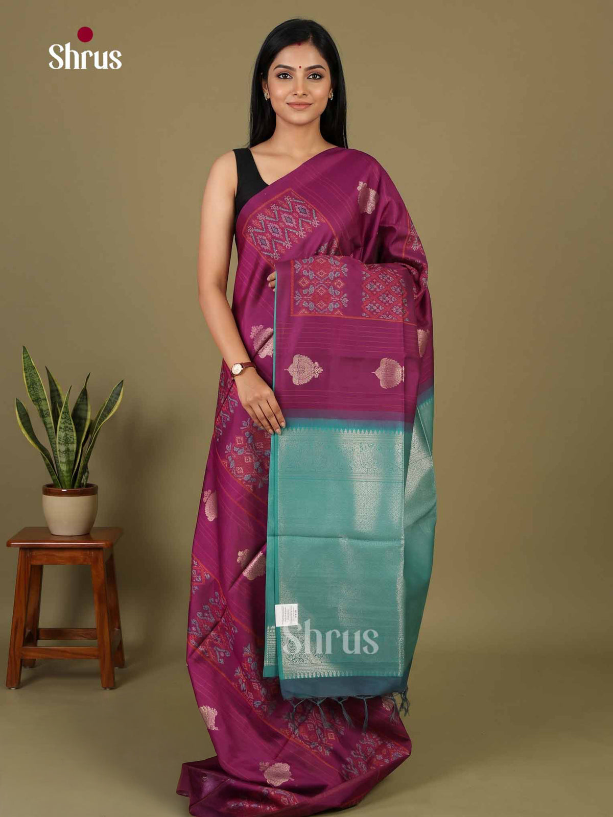 Champa semitussar Saree - EI16954