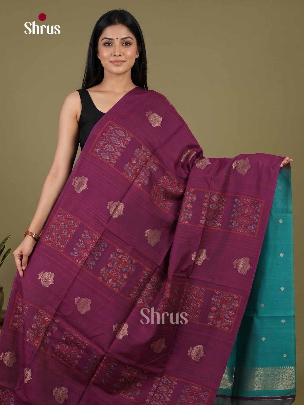 Champa semitussar Saree - EI16954