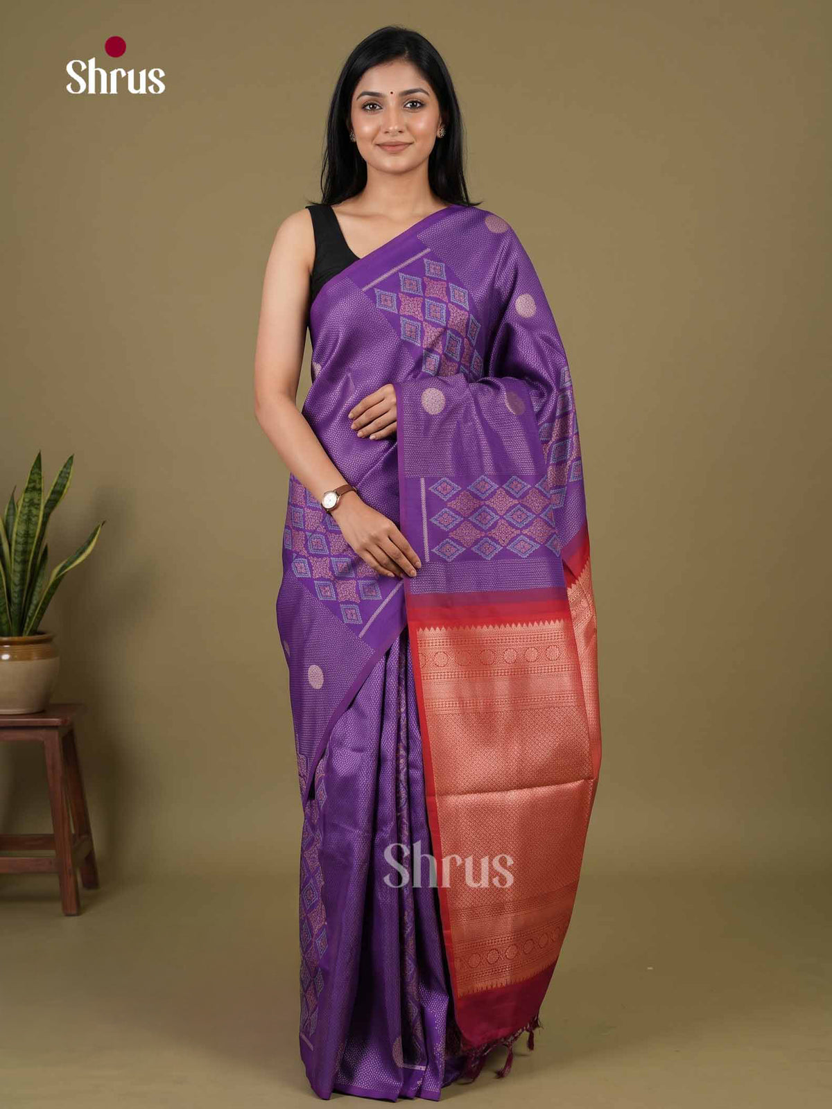 Champa semitussar Saree - EI16960