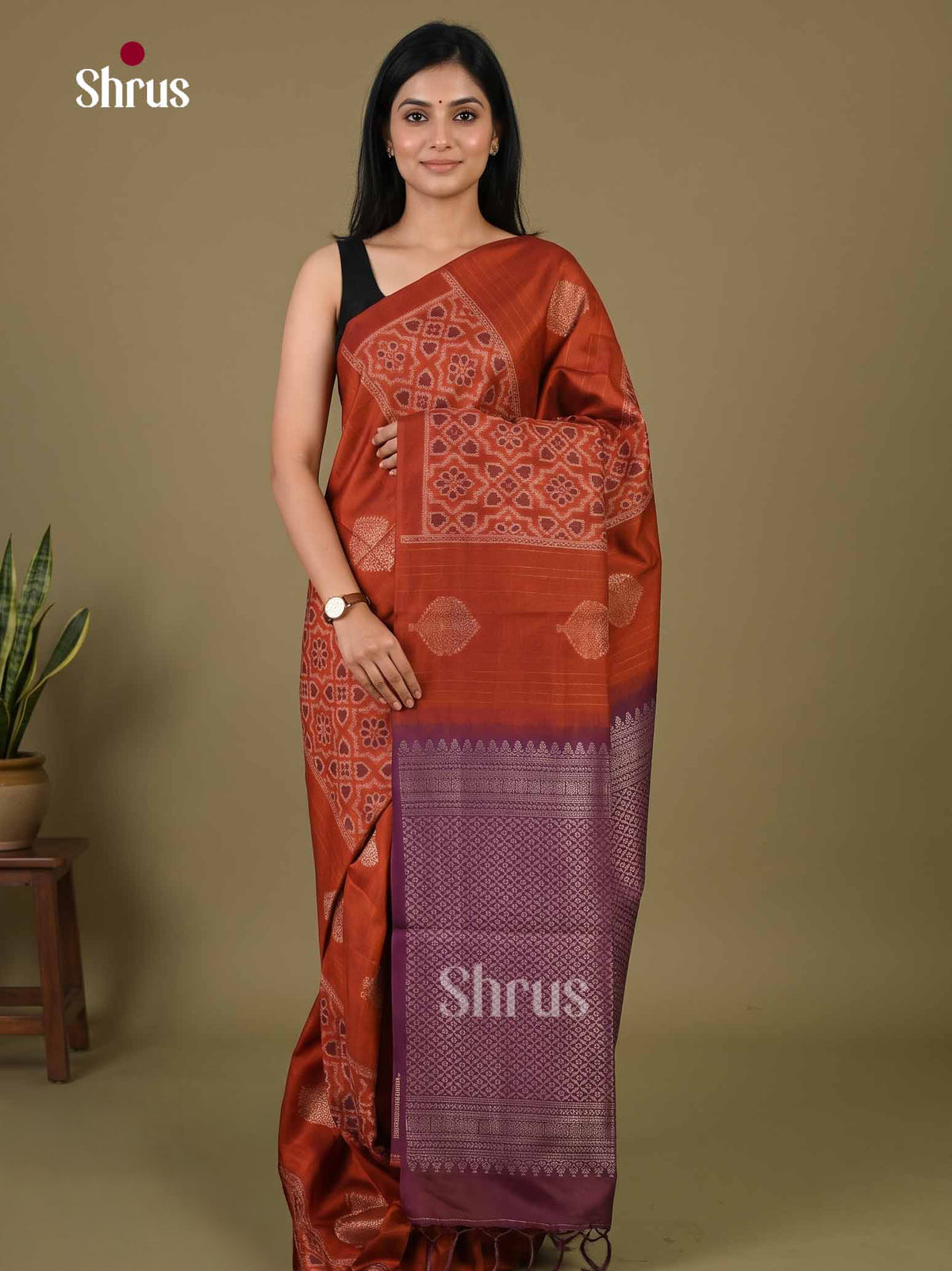 Champa semitussar Saree - EI16962