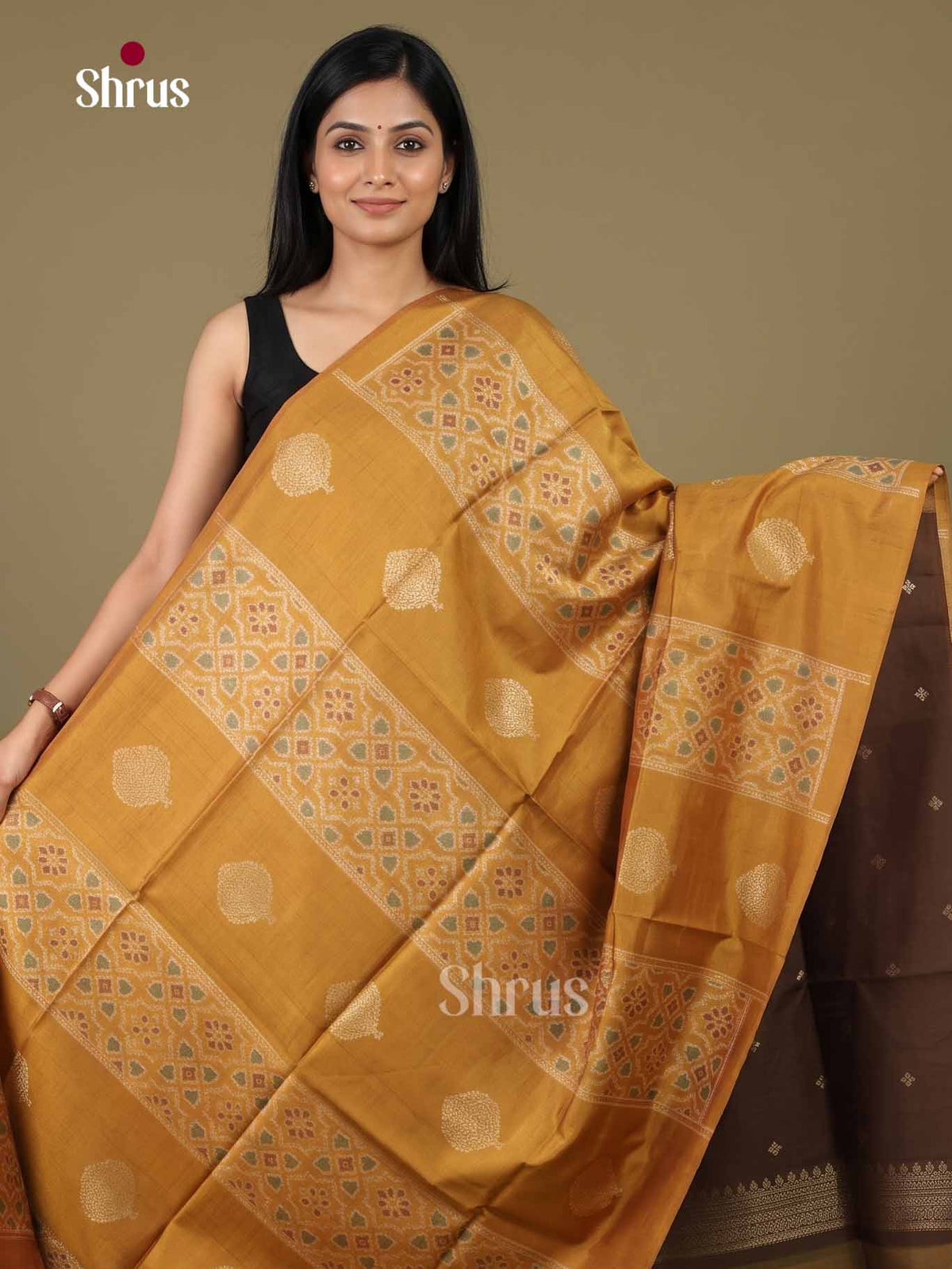 Champa semitussar Saree - EI16964