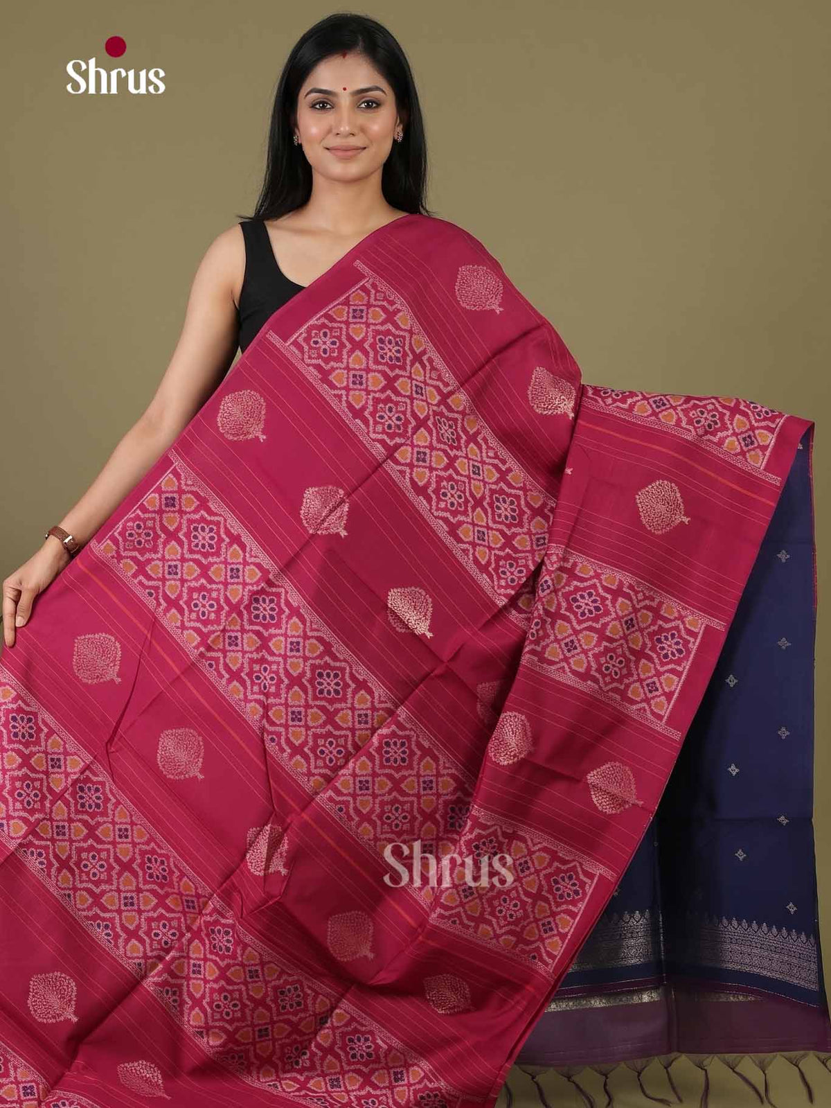 Champa semitussar Saree - EI16966