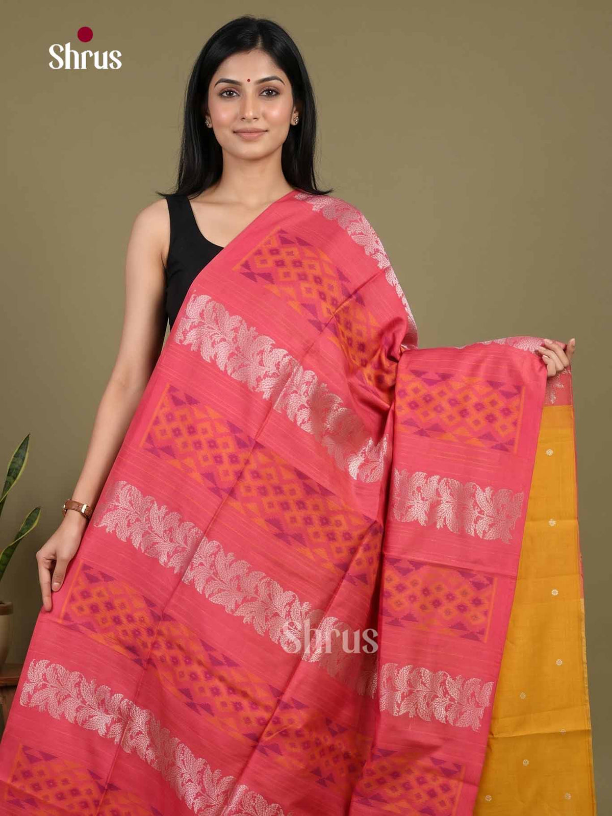 Champa semitussar Saree - EI16968