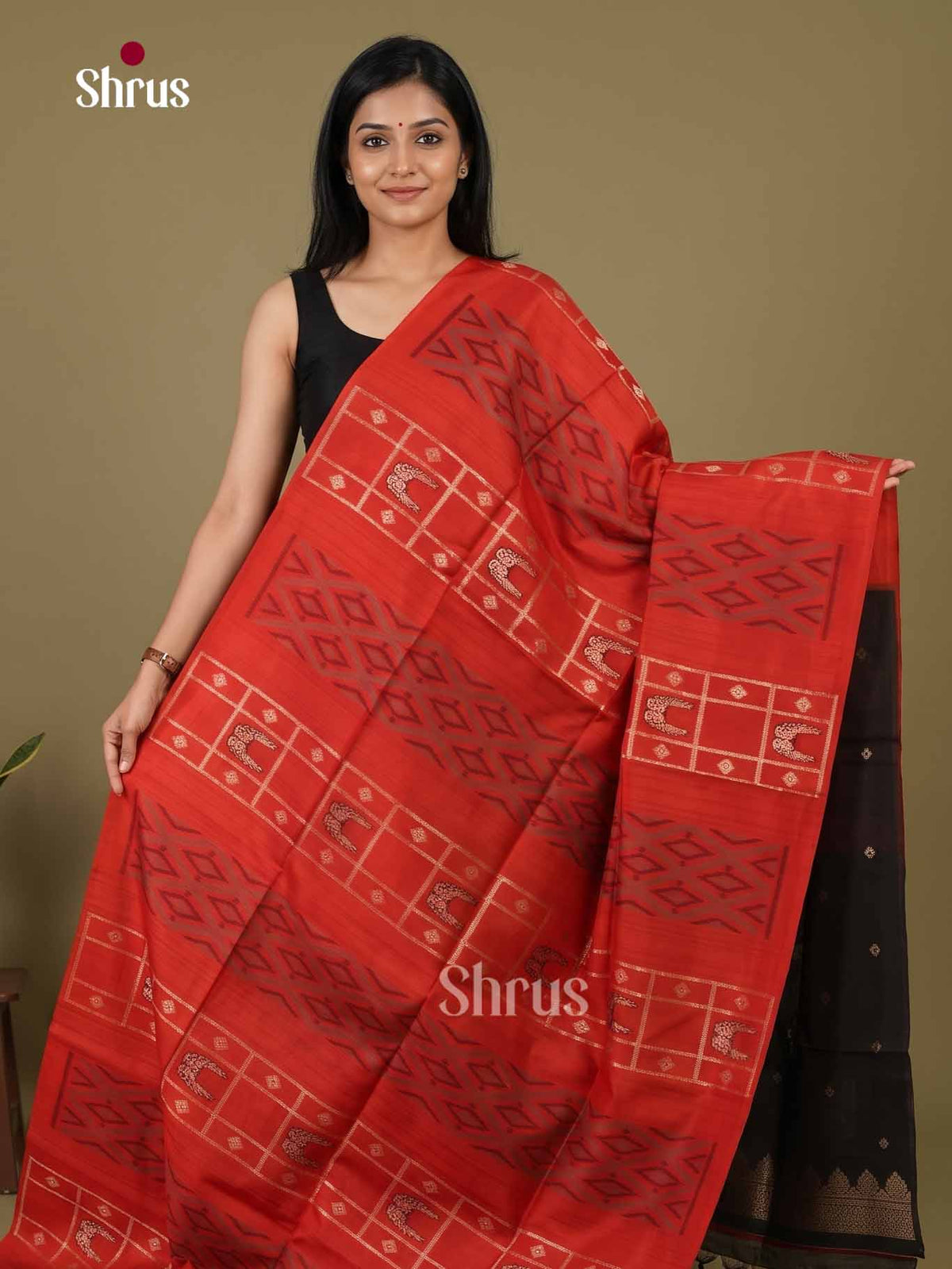 Champa semitussar Saree - EI16972