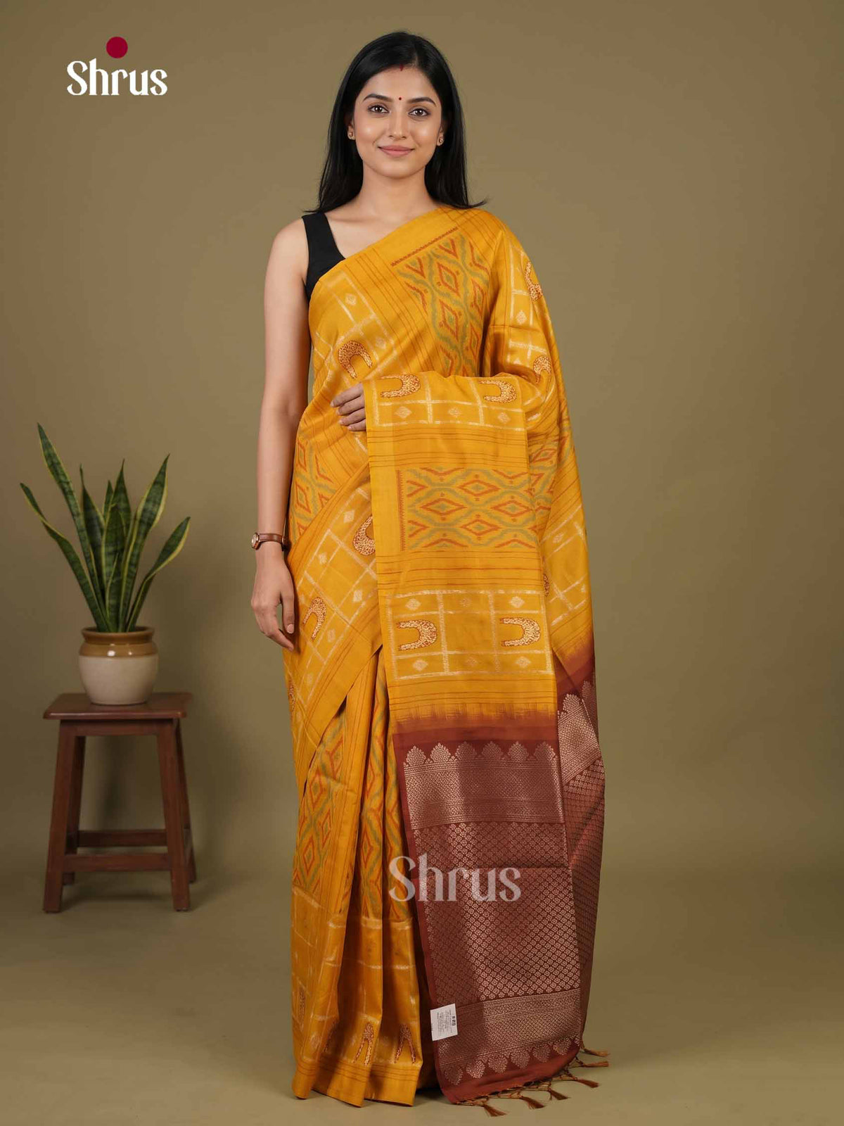 Champa semitussar Saree - EI16973