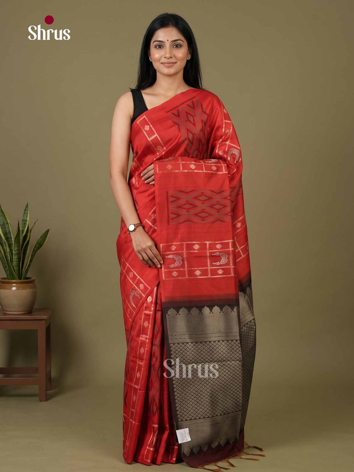 Champa semitussar Saree - EI16974