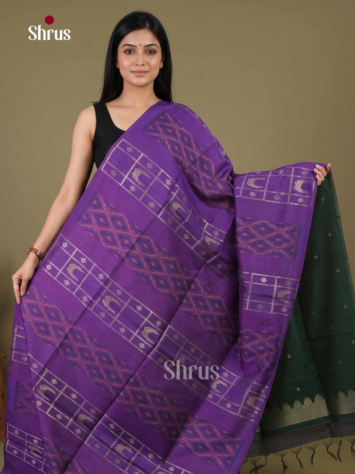 Champa semitussar Saree - EI16975