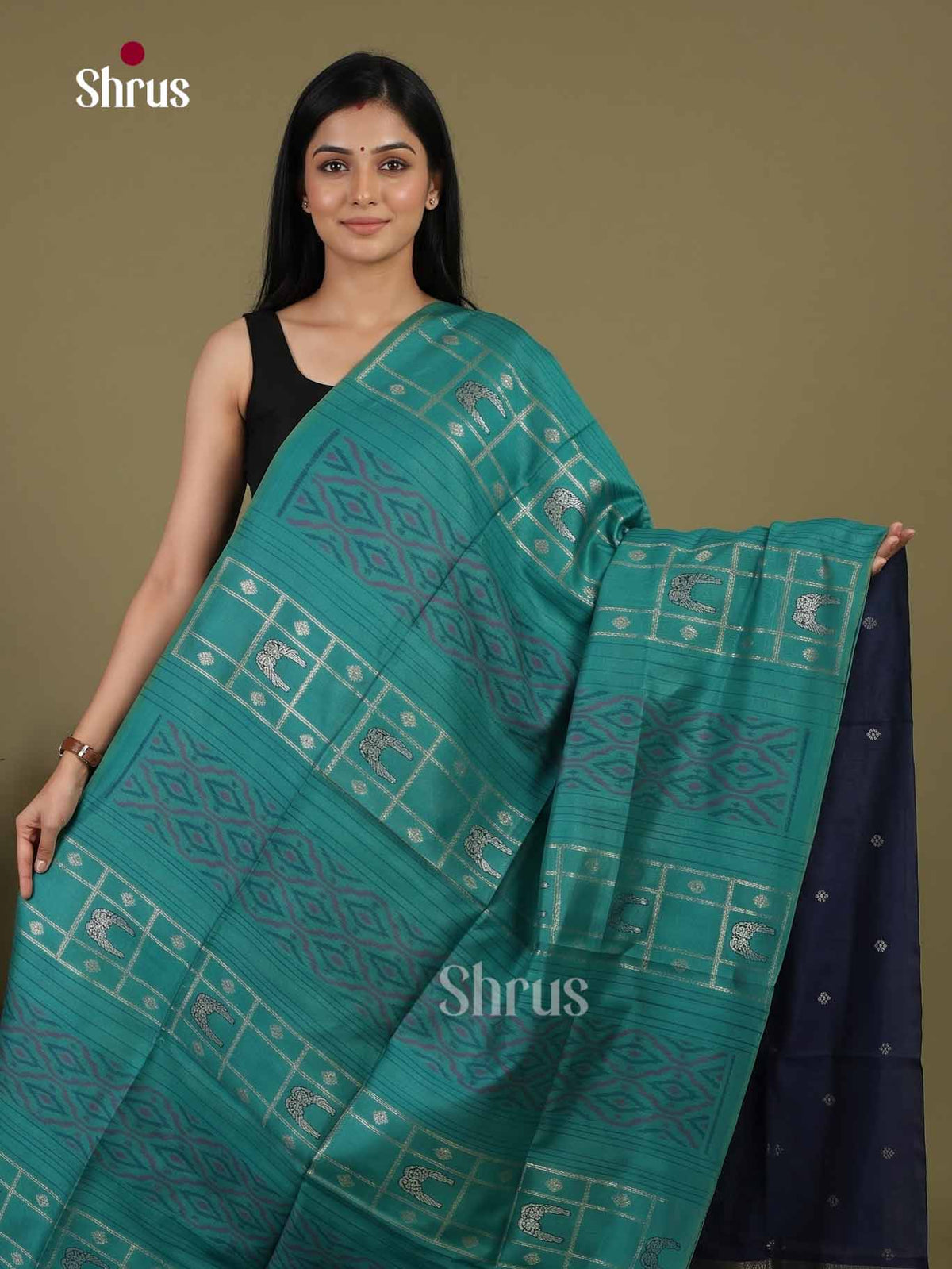 Champa semitussar Saree - EI16977